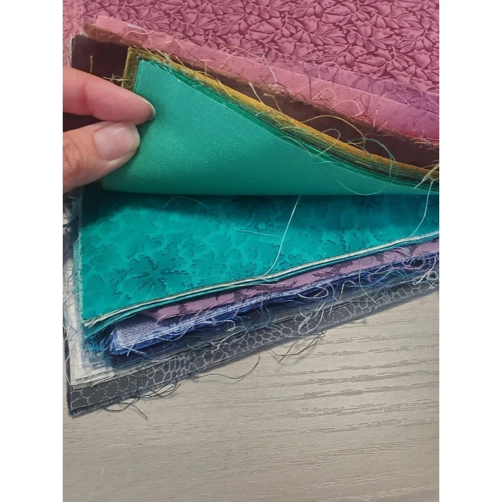 107 Pcs 10 x 10 Inches Cotton Fabric Squares Patchwork Precut Quilting Fabric